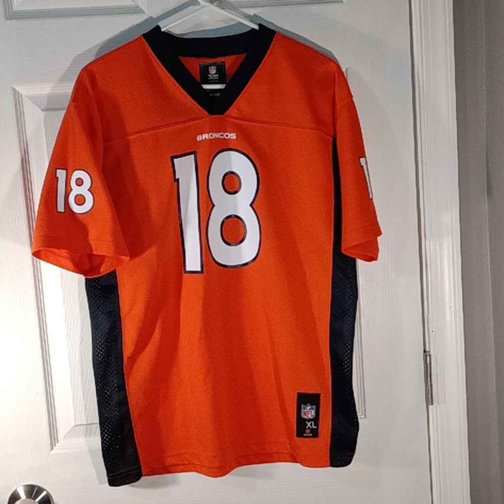 Manning Denver Broncos shirt NFL Youth XL 18/20